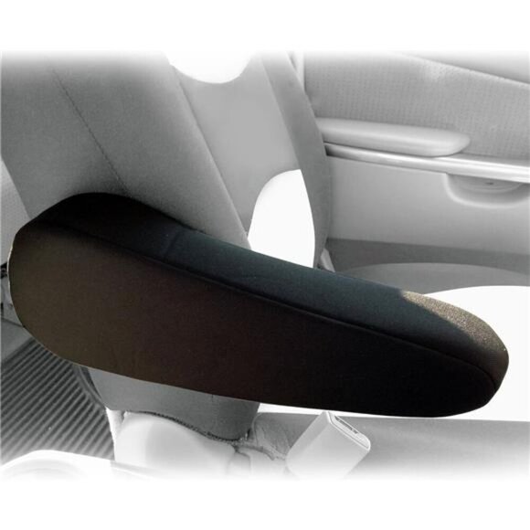 Group Flat Cloth Fabric Armrest Cover Semi-Universal Fit, One Pair Black - Picture 2 of 7